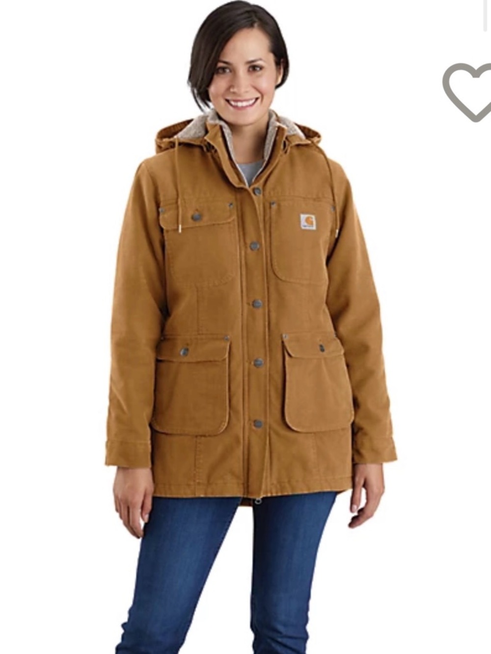 Women’s Carhartt Loose Fit Duck Washed insulated coat